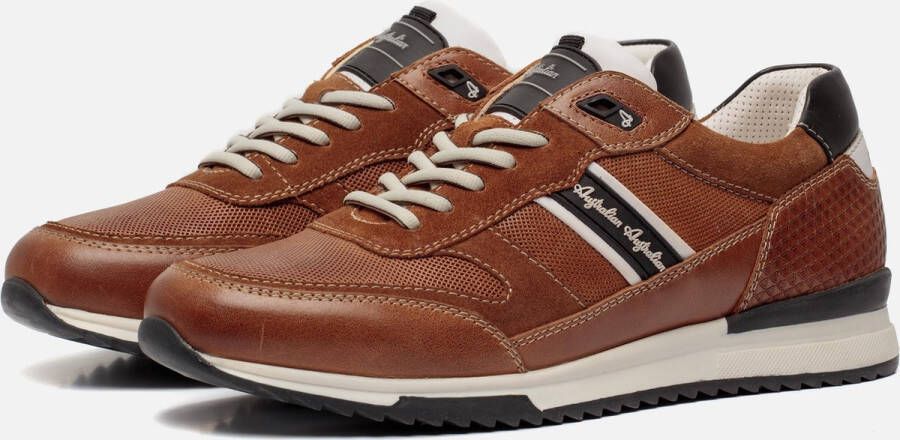 Australian Bruine Leren Sneakers met Comfortabele Pasvorm Brown Heren - Foto 3