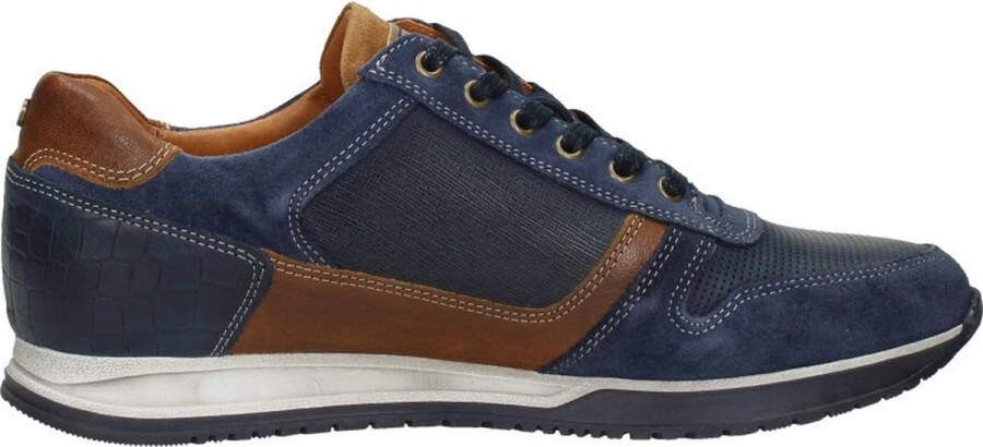 Australian Footwear Heren Sneakers Australian Browning Ocean Blue Cognac Blauw