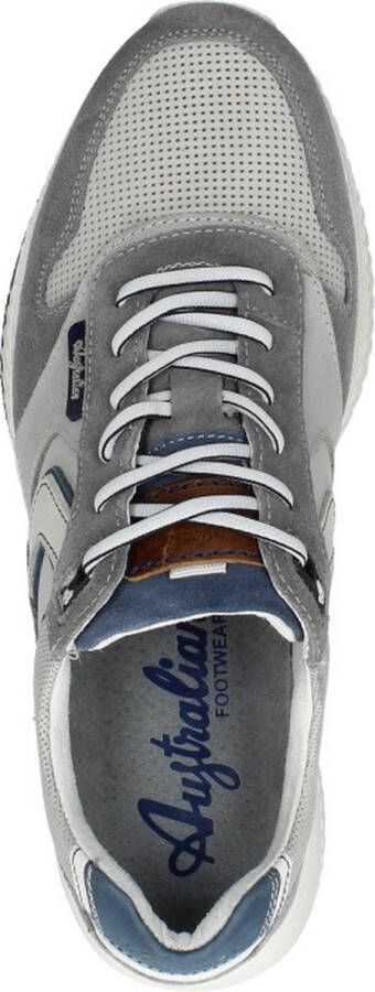 Australian Footwear Graham Sneakers Grijs Grey-Blue-White