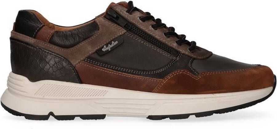 Australian Sneaker Connery 15.1646.01-KJ5 Grey Cognac Taupe Wijdte H