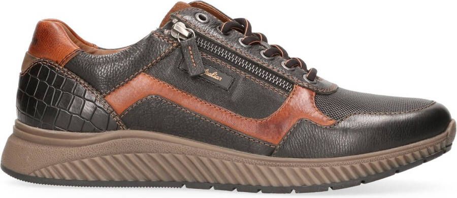 Australian HATCHBACK 15 1607 02 A08 Zwarte sneaker met rits wijdte G