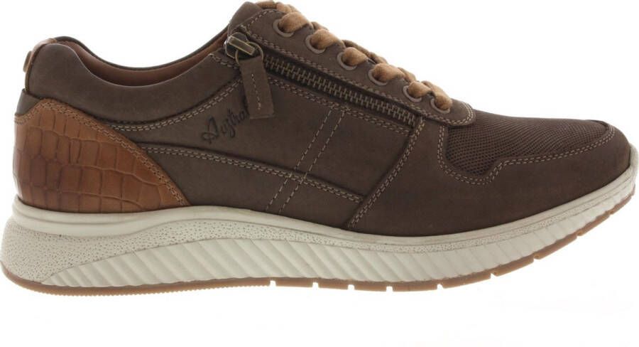 Australian Footwear Hurricane Leather Sneaker casual Taupe-Camel