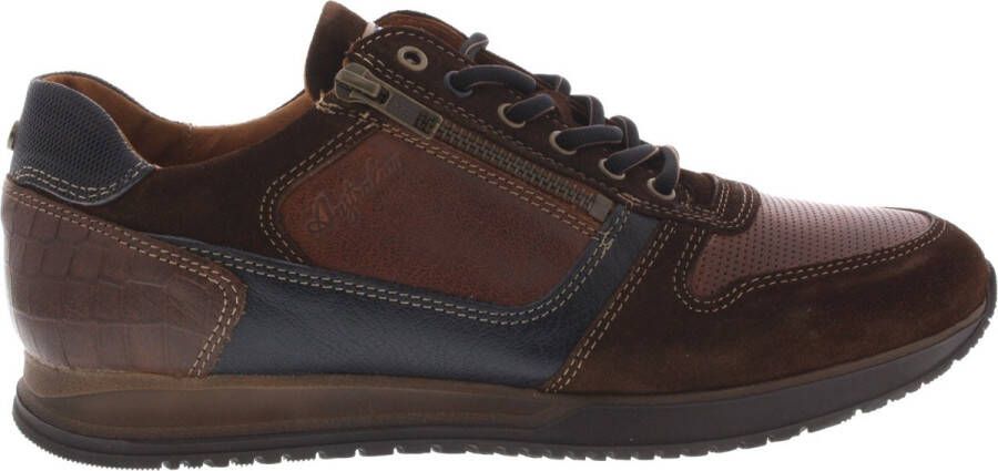 Australian Footwear Browning Sneakers Widht H Bruin Brown Blue - Foto 1