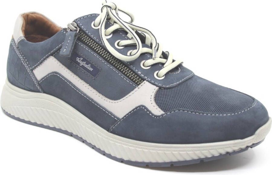 Australian Footwear Hatchback Sneakers Blauw Blue Light Grey