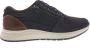 Australian Heren Sneakers Huricane Leather Blue Tan Donkerblauw - Thumbnail 1