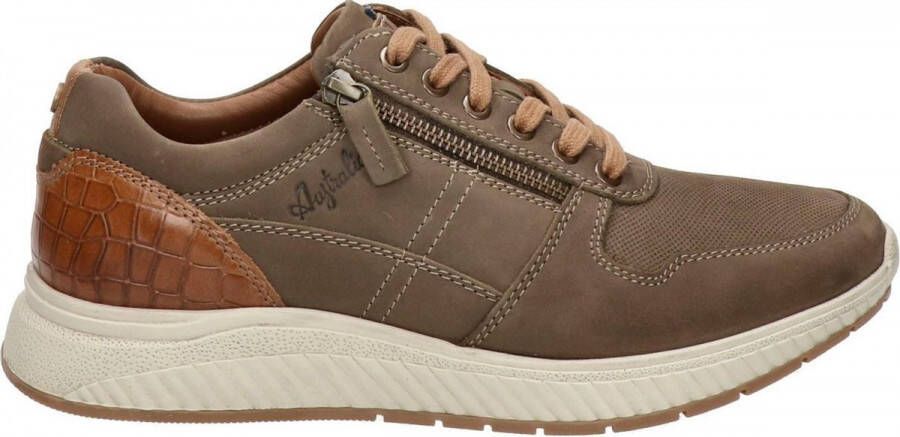 Australian Footwear Hurricane Leather Sneaker casual Taupe-Camel