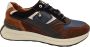 Australian Kyoto SKQ Blue Black Combi Heren Sneakers Multi - Thumbnail 4