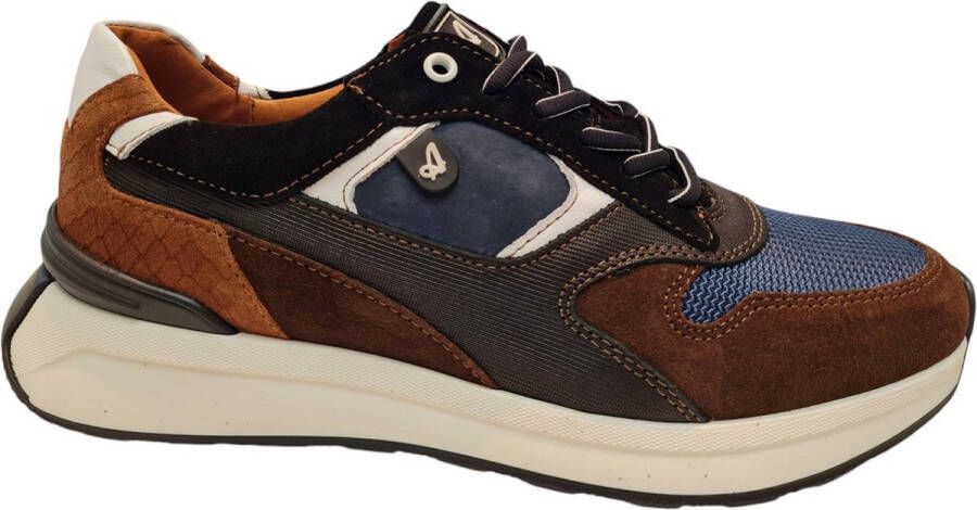 Australian Kyoto SKQ Blue Black Combi Heren Sneakers Multi