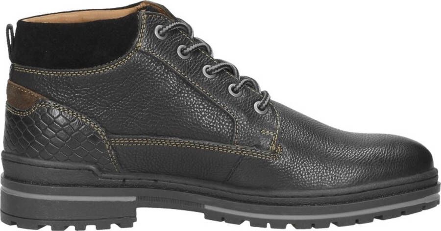 Australian Moderne leren veterschoen Black Heren - Foto 1