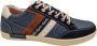 Australian Blauwe Leren Herensneaker Nothingham Multicolor Heren - Thumbnail 2