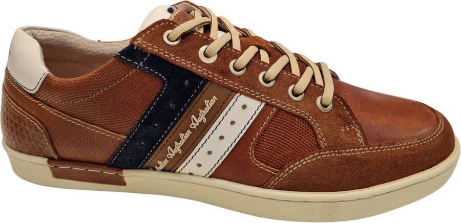 Australian Nottingham Lage sneakers Leren Sneaker Heren Bruin