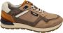 Australian Grijze Leren Sneakers met Comfortabel Voetbed Brown - Thumbnail 2