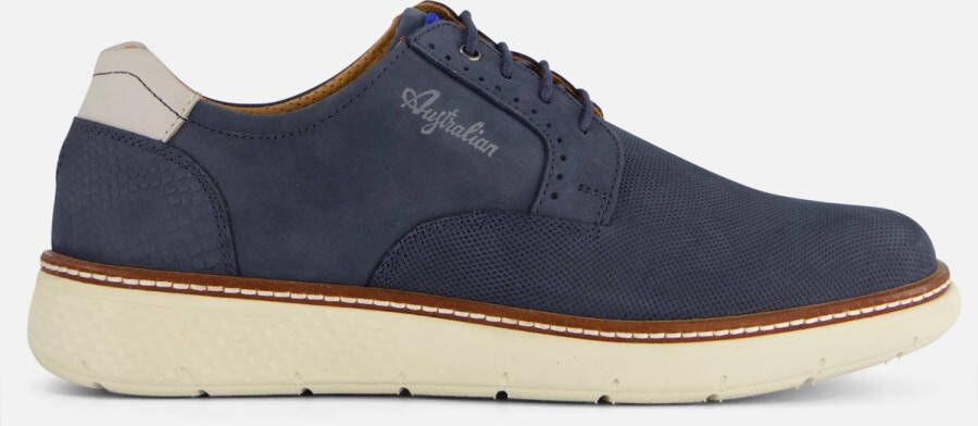 Australian Pozzato Sneakers blauw Nubuck