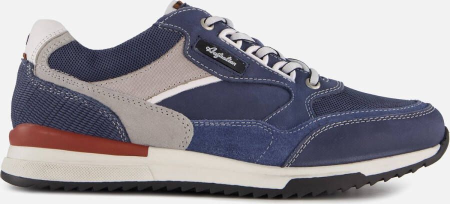 Australian Footwear Roberto Sneakers Blauw Blue-Grey-Brick