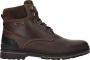 Australian York Brown Leather D19 Dark Br Heren Veterschoenen Bruin - Thumbnail 5