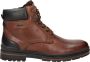 ECCO Australian YORKSHIRE 15 1630 01 T02 Middelbruine half hoge veterboots wijdte G - Thumbnail 1