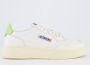 Autry Witte Sneakers met Groene Details White Dames - Thumbnail 1