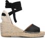 AYANA Espadrilles Dames Yu127 Maat: 37 Materiaal: Leer Kleur: Zwart - Thumbnail 2