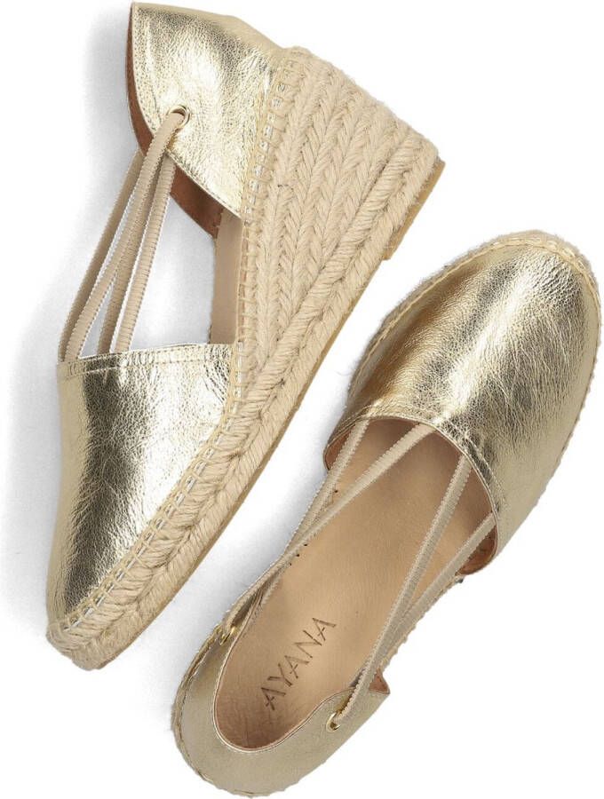 AYANA Dames Espadrilles Yu688 Goud