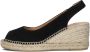 AYANA Espadrilles Dames Yu165 Maat: 38 Materiaal: Suède Kleur: Zwart - Thumbnail 2