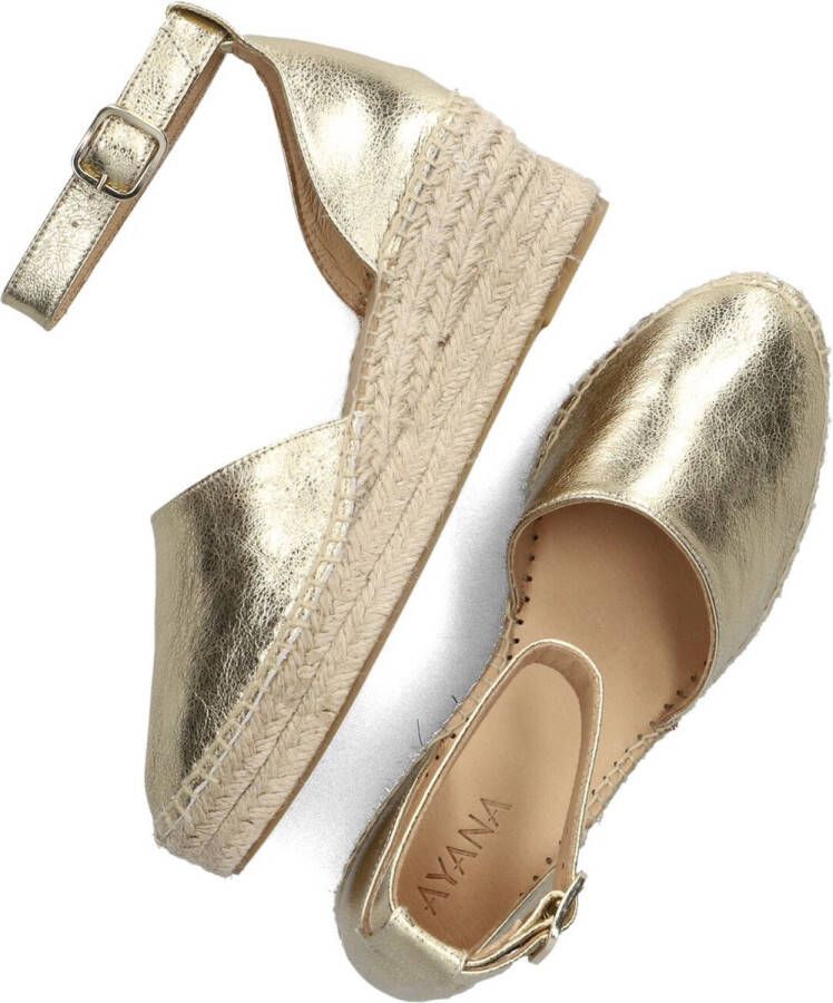 AYANA Yu689 Espadrilles Zomer Schoenen Dames Goud