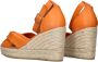 AYANA Espadrilles Dames Yu690 Maat: 37 Materiaal: Leer Kleur: Oranje - Thumbnail 2