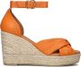 AYANA Espadrilles Dames Yu690 Maat: 38 Materiaal: Leer Kleur: Oranje - Thumbnail 2