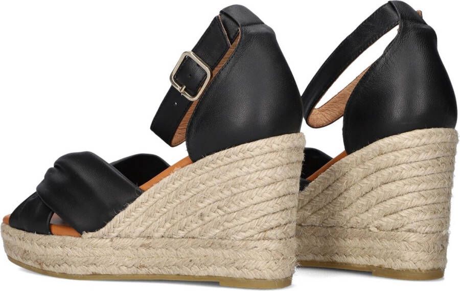 AYANA Espadrilles Dames Yu690 Maat: 41 Materiaal: Leer Kleur: Zwart - Foto 2