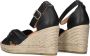 AYANA Espadrilles Dames Yu690 Maat: 41 Materiaal: Leer Kleur: Zwart - Thumbnail 2