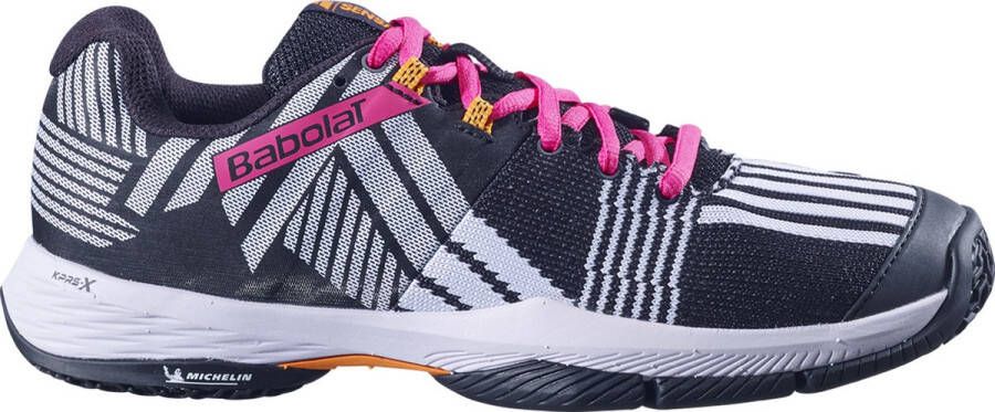 Babolat Sensa dames padelschoenen zwart roseberry