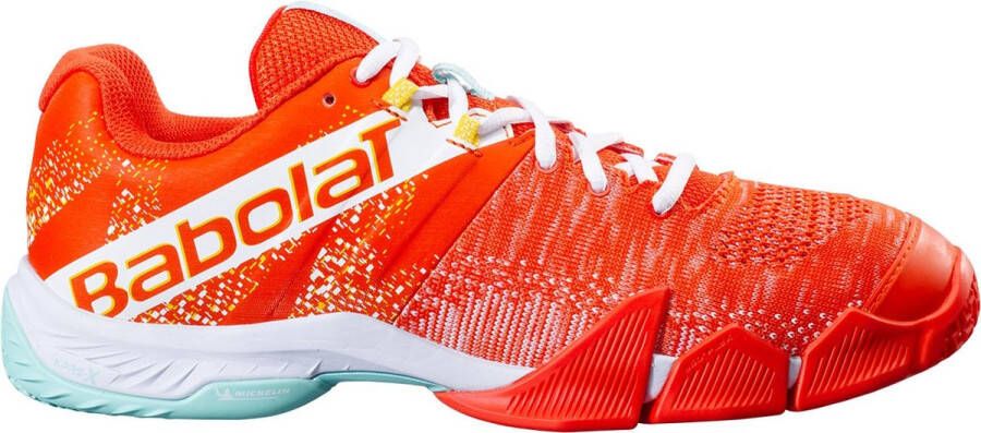 Babolat Movea 30s24571 padelschoenen oranje wit