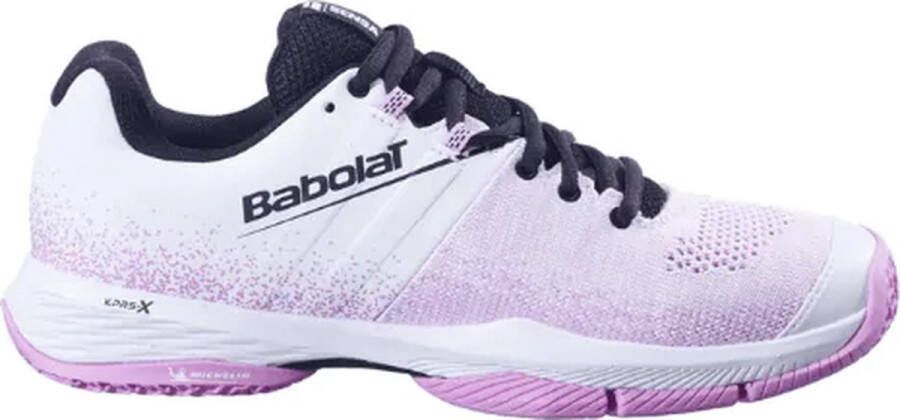 Babolat Padel Schoenen Sensa Wit Roze