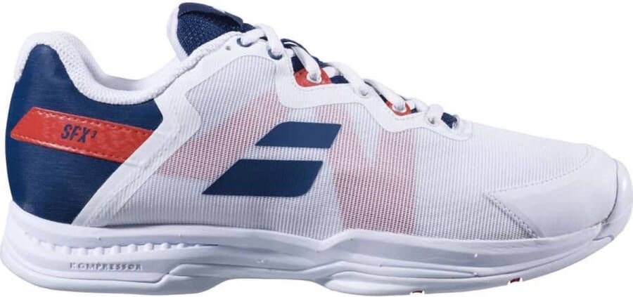 Babolat SFX3 All Court Heren Sportschoenen Tennis Smashcourt White Blue