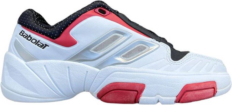 Babolat Tennis Babolat Team Tennisschoenen Wit Zwart Rood Junior