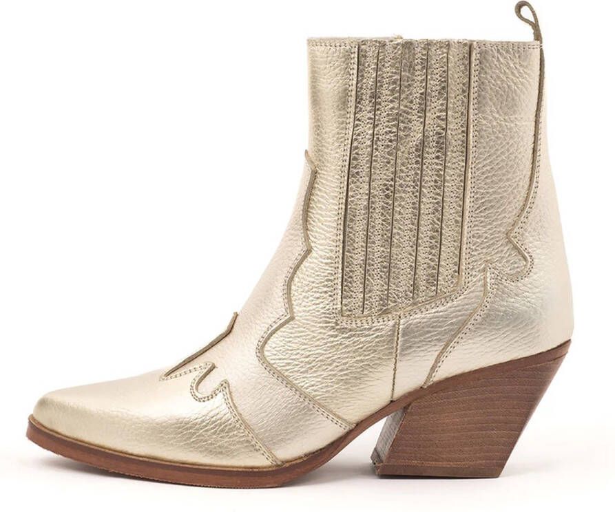 Babouche Axelle westernboot metallic