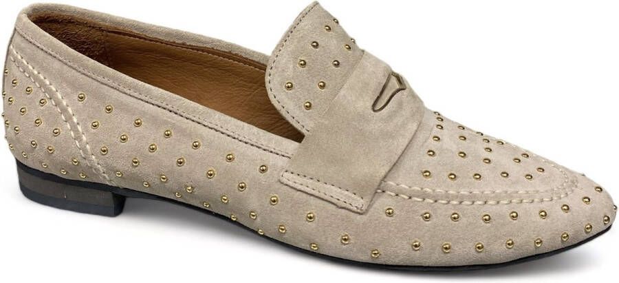 Babouche G Maya-2 Beige-instapper studs-loafers