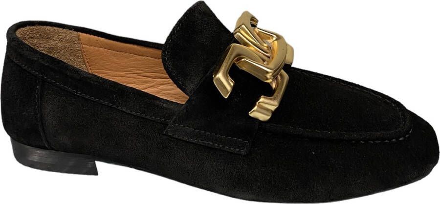 Babouche G5628-2 Black-instapper -mocassins