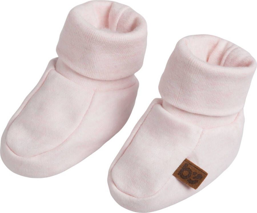 Baby's Only Slofjes Melange Classic Roze 3 6 mnd 100% ecologisch katoen GOTS