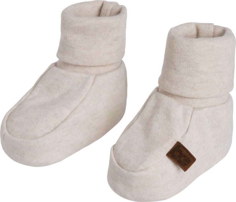 Baby's Only baby slofjes warm linen Ecru Katoen Effen 3-6 mnd - Foto 1