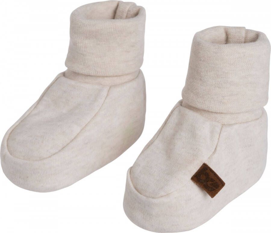 Baby's Only baby slofjes warm linen Ecru Katoen Effen 3-6 mnd