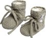 Baby's Only Slofjes teddy Willow Baby Schoentjes met teddy voering Baby Sokjes Urban Green 100% ecologisch katoen GOTS - Thumbnail 2