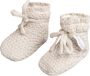 Baby's Only Slofjes teddy Willow Baby Schoentjes met teddy voering Baby Sokjes Warm Linen 100% ecologisch katoen GOTS - Thumbnail 1