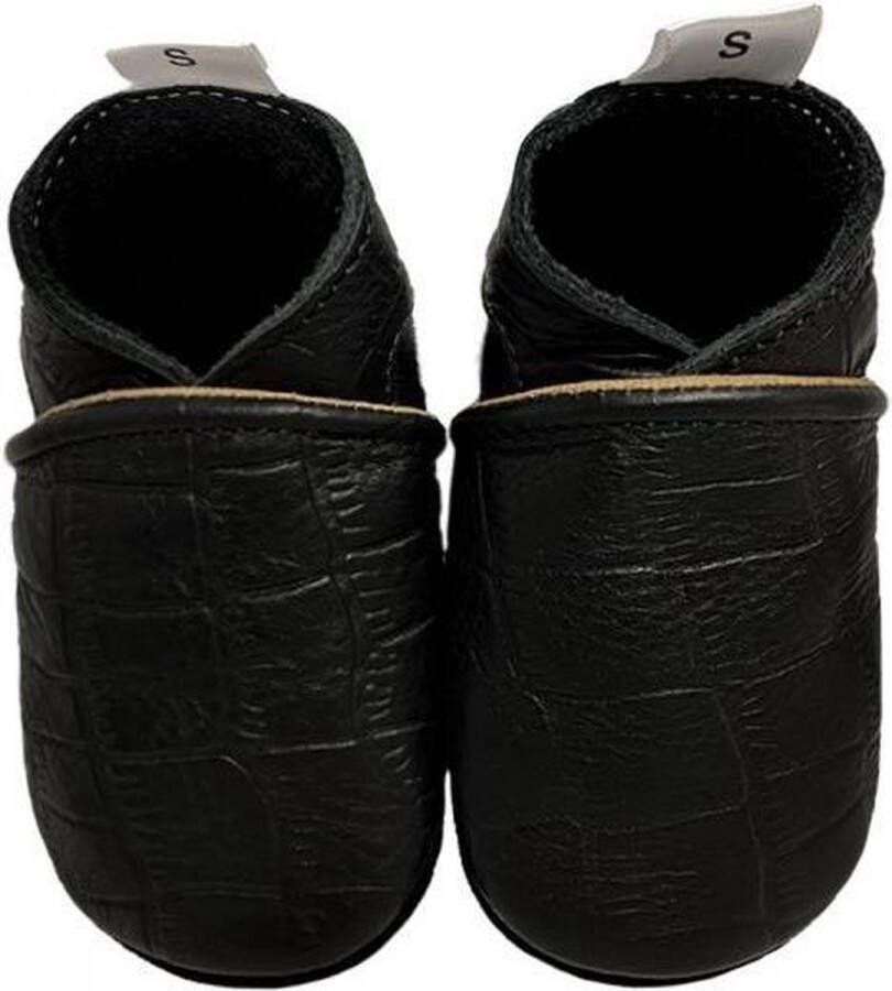 BabySteps babyslofjes Black Crocodile