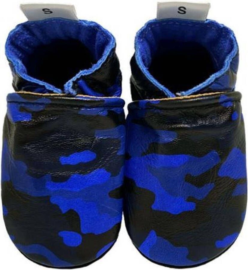 BabySteps slofjes Camo Blue