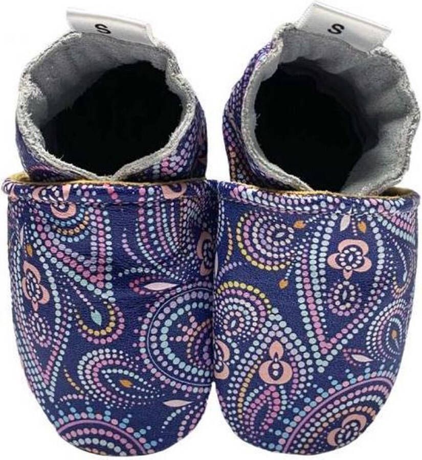 BabySteps slofjes Paisley dotted Purple