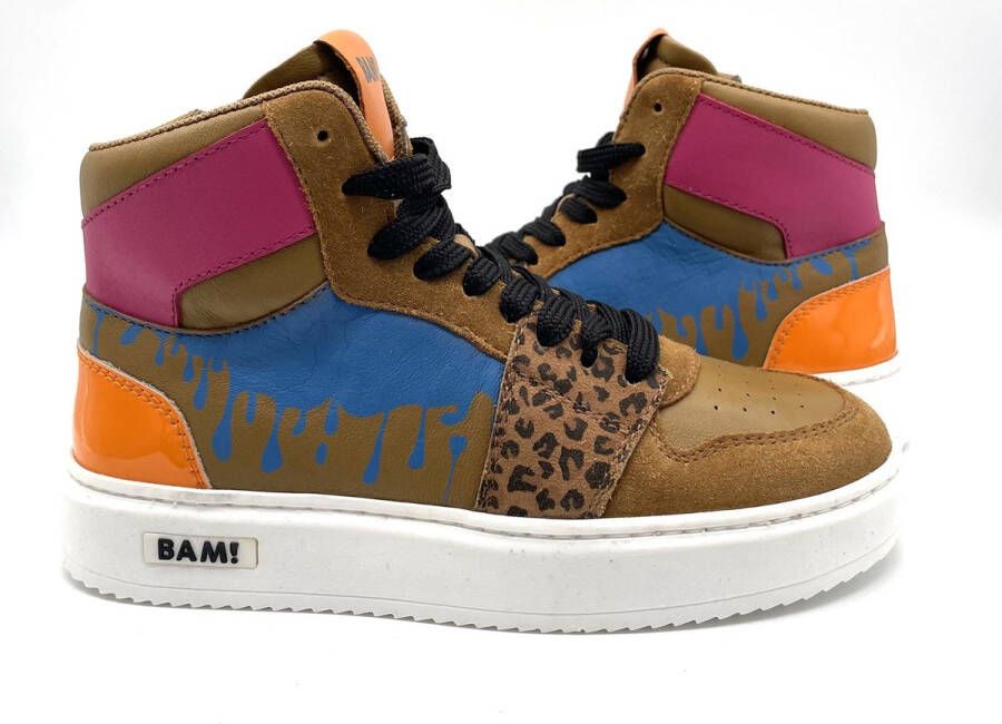 Bam sneakers voor kinderen hoog 27 Kinderen Bruin