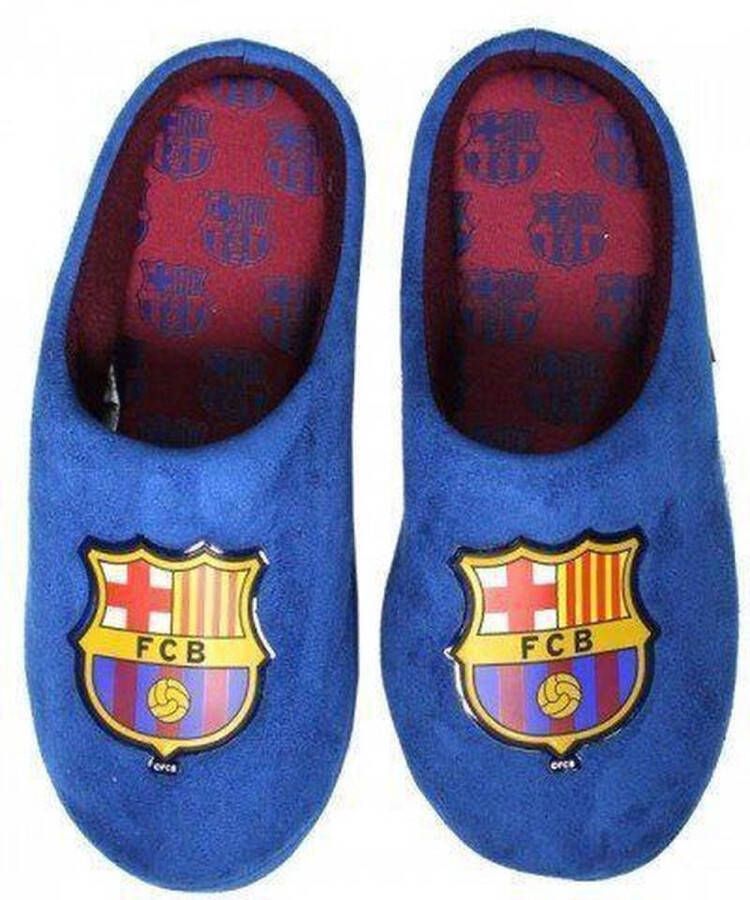 Barca Barcelona Sloffen senior logo blauw