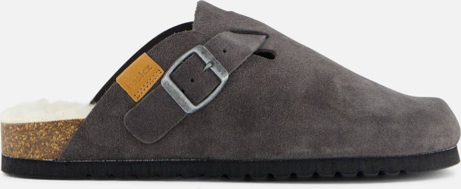 Basicz Pantoffels grijs Suede - Foto 1