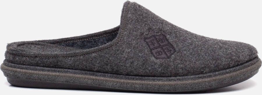 Basicz Pantoffels Grijs Textiel 370503 Heren Textiel