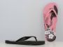 BBS Slipper voor dames roze met zwart witte tekening ideale bad strand slipper - Thumbnail 1